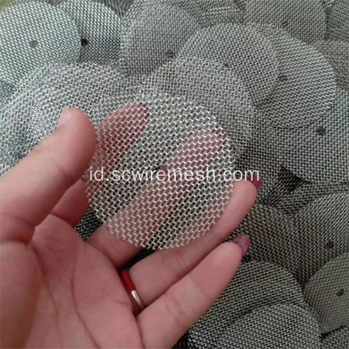 Layar Stainless Steel Round Wire Mesh untuk Filter